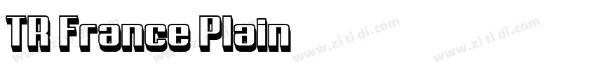 TR France Plain字体转换
